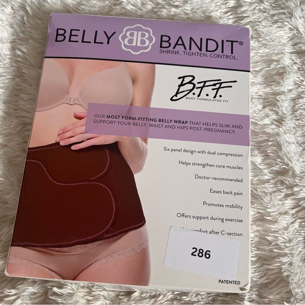 Belly Bandit Postpartum Support Belly Wrap in Cream Medium NEW MSRP $80